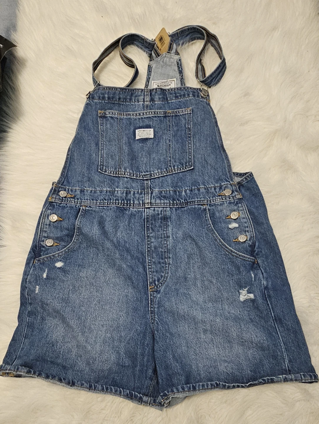 Levi's Denim Short Overalls Women's L & XL
