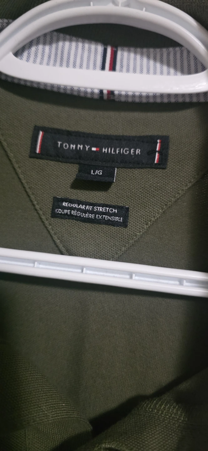 Tommy Hilfiger Men's green Polo Shirt regular size L - photo 2