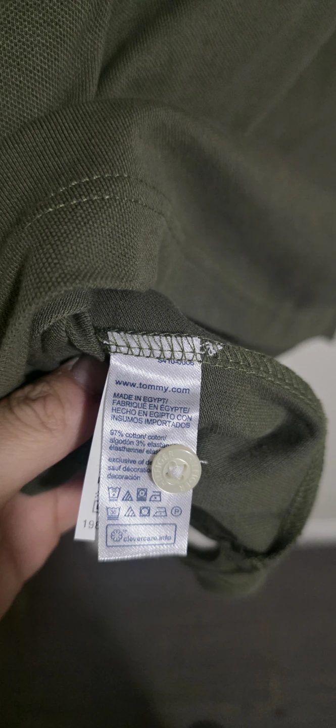 Tommy Hilfiger Men's green Polo Shirt regular size L - photo 4