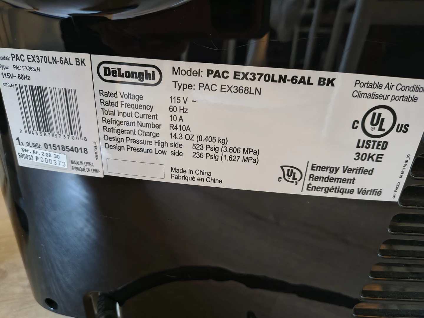 Delonghi 12,000 btu Air Conditioner - photo 4