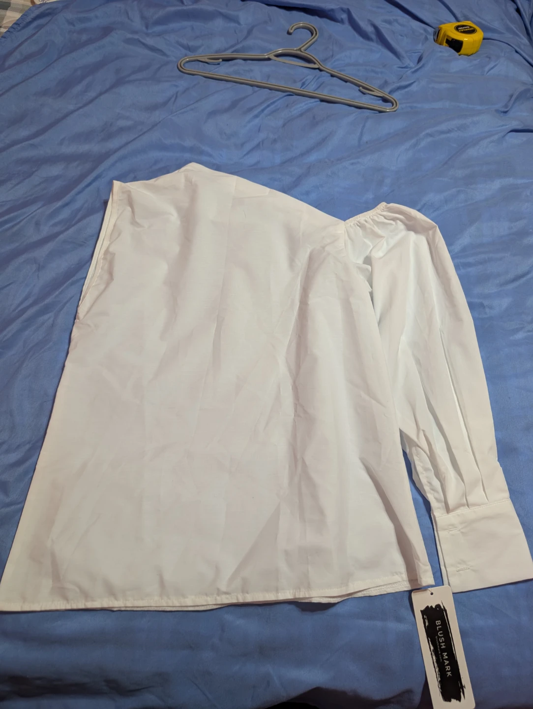 Blush Mark White Blouse