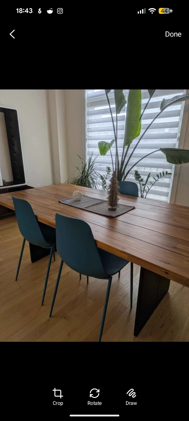 Article Blue Plastic Dining Chairs (Set of 3) - photo 2