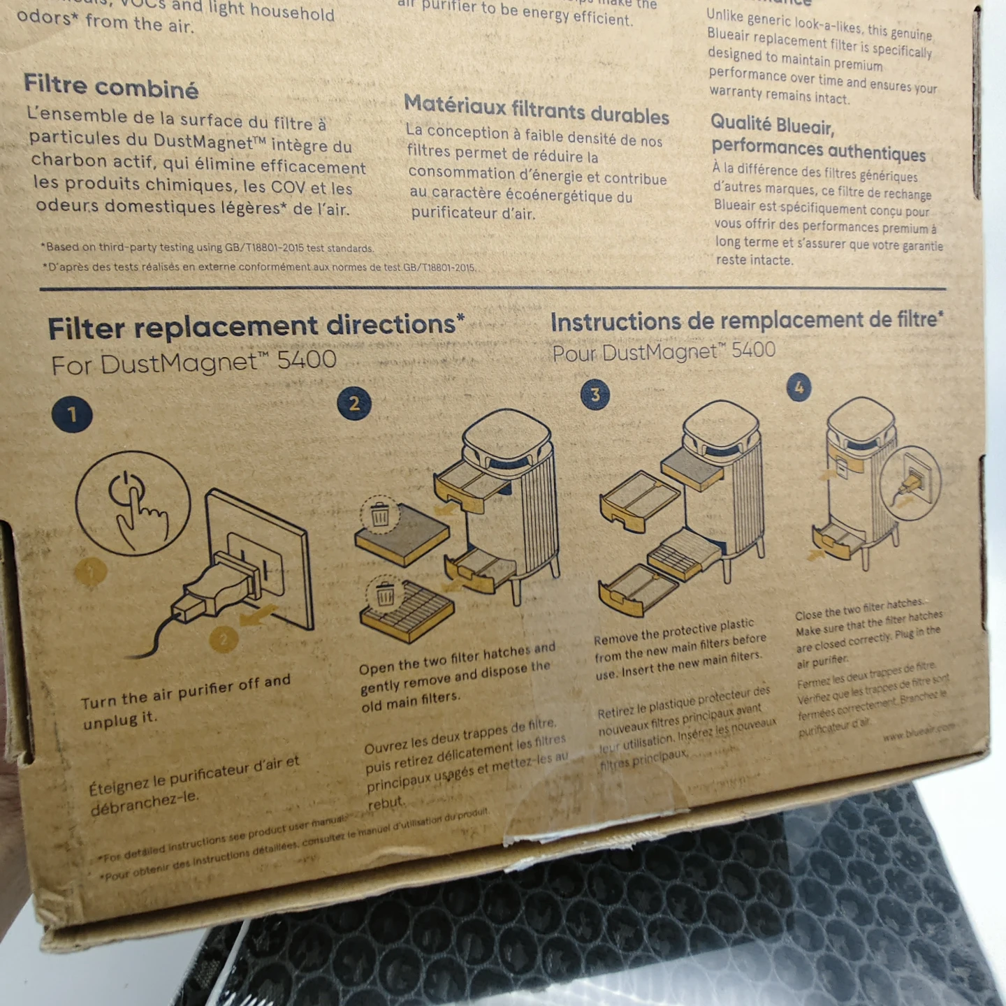 Blueair ComboFilter for DustMagnet 5400 - photo 3