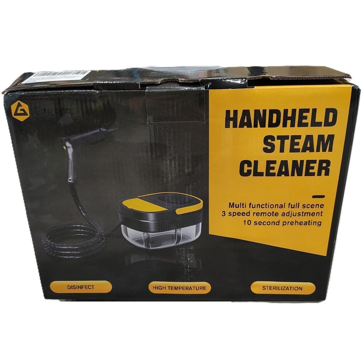 Gautye Handheld Steam Cleaner 3-Level Remote Adjustment