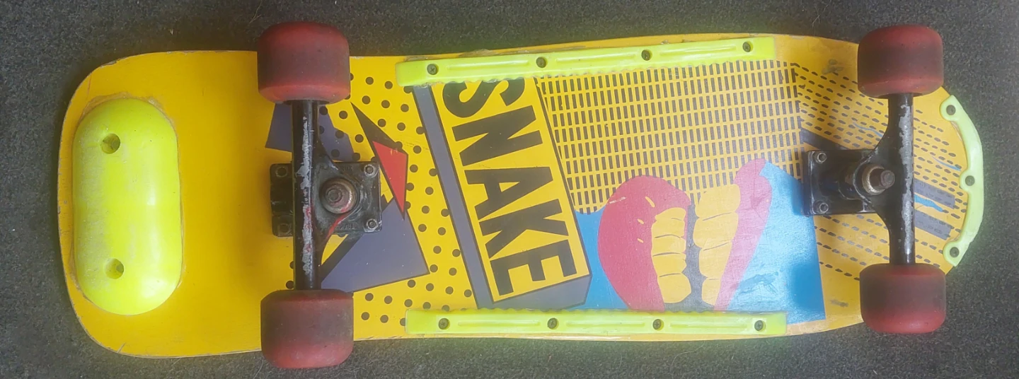 Yellow Snake Skateboard - photo 3