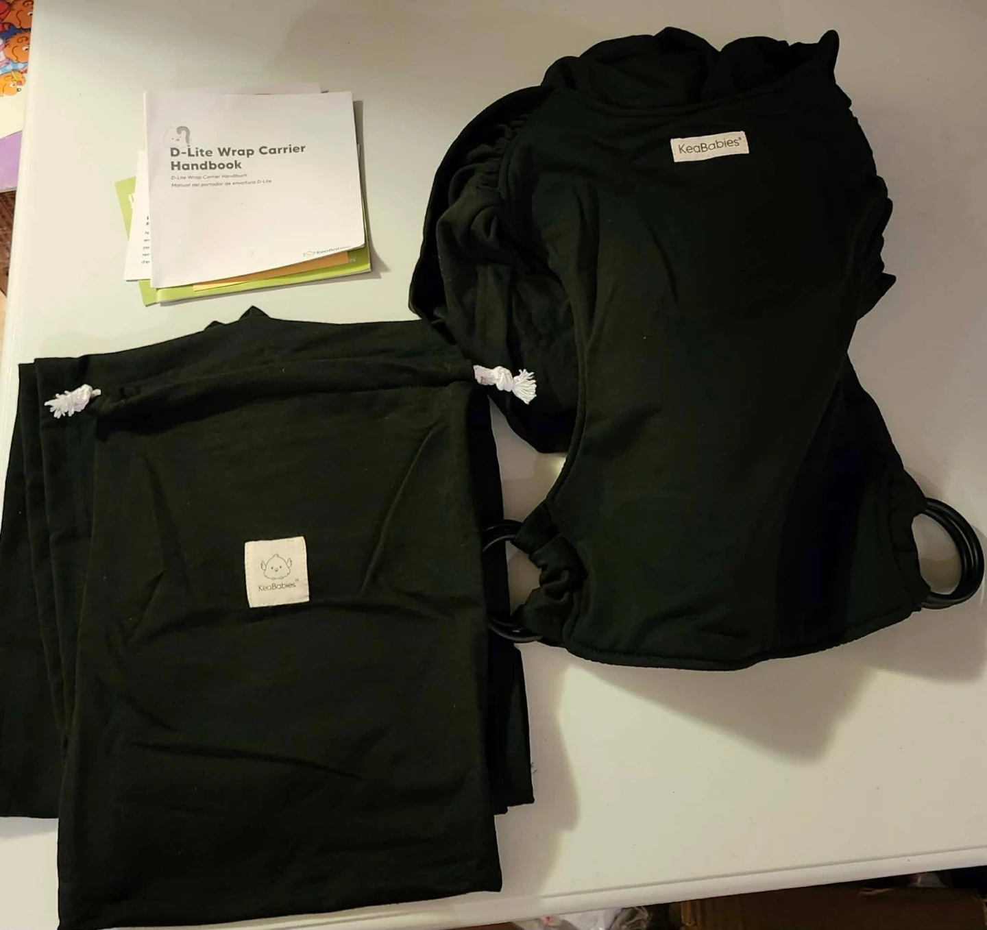 KeaBabies Black D-Lite Wrap Carrier - photo 5