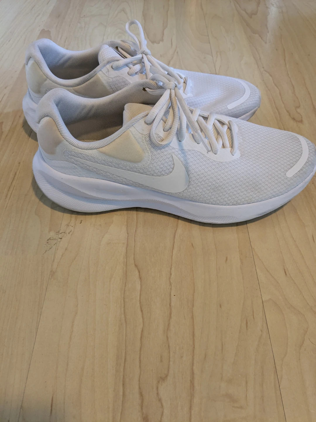 Nike Downshifter 12 Running Shoes Triple White Pure Platinum