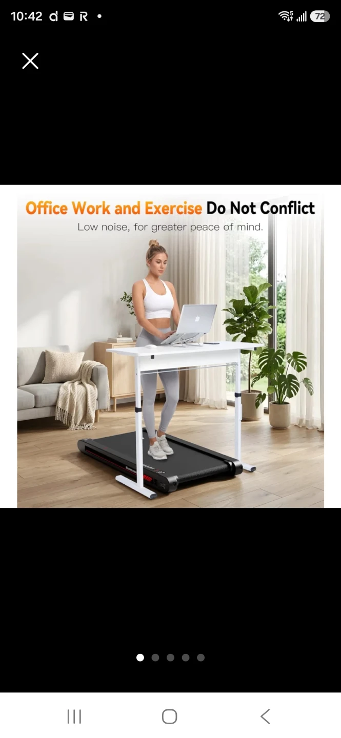 Sperax Sp-ca-01 3-in-1 Under Desk Treadmill