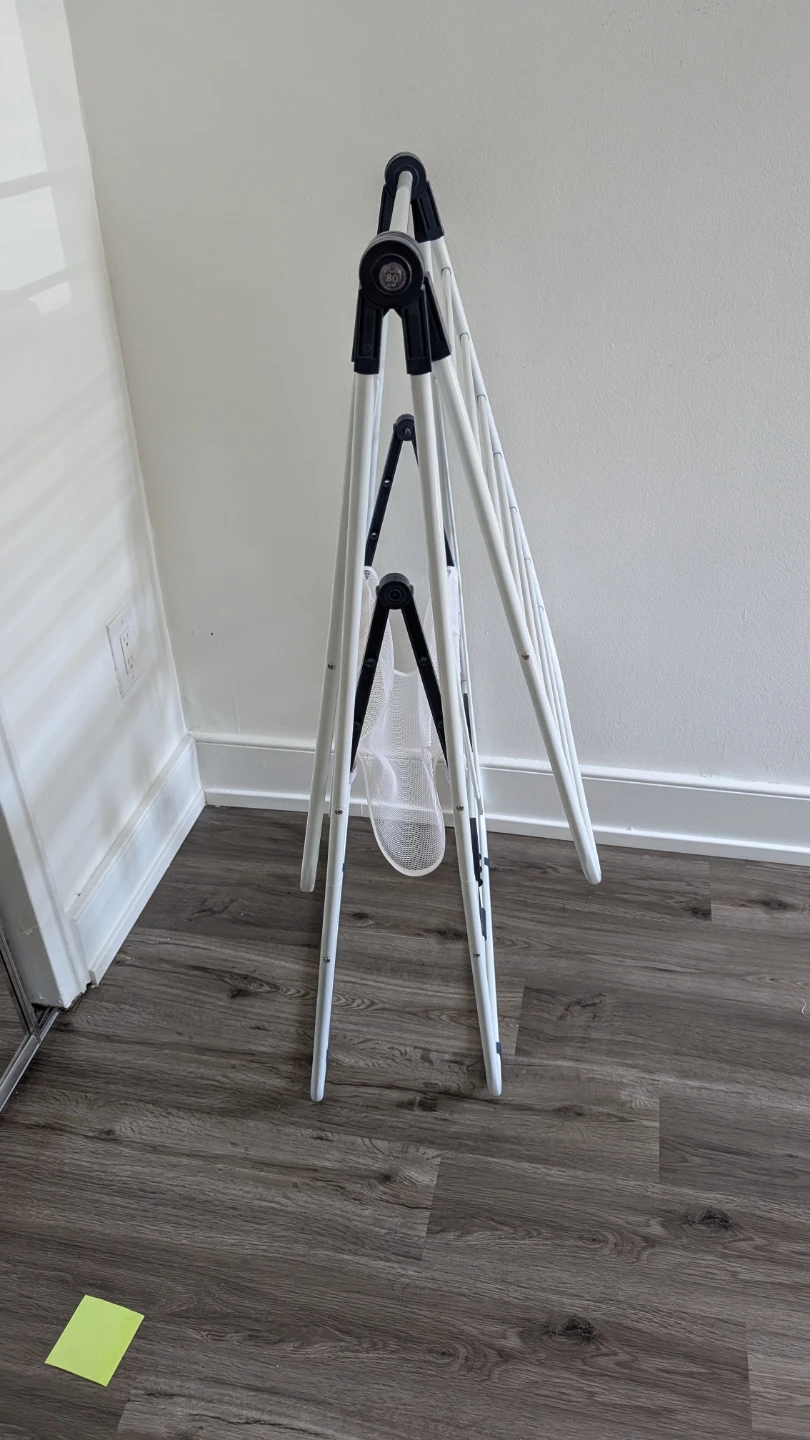 White Clothes Drying Rack - photo 3