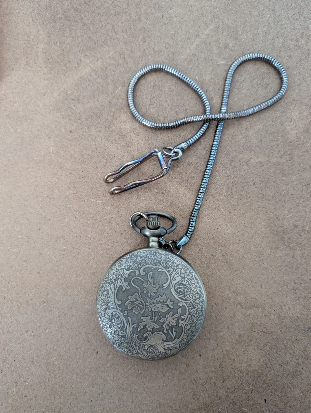Vintage Pocket Watch with Chain - photo 4