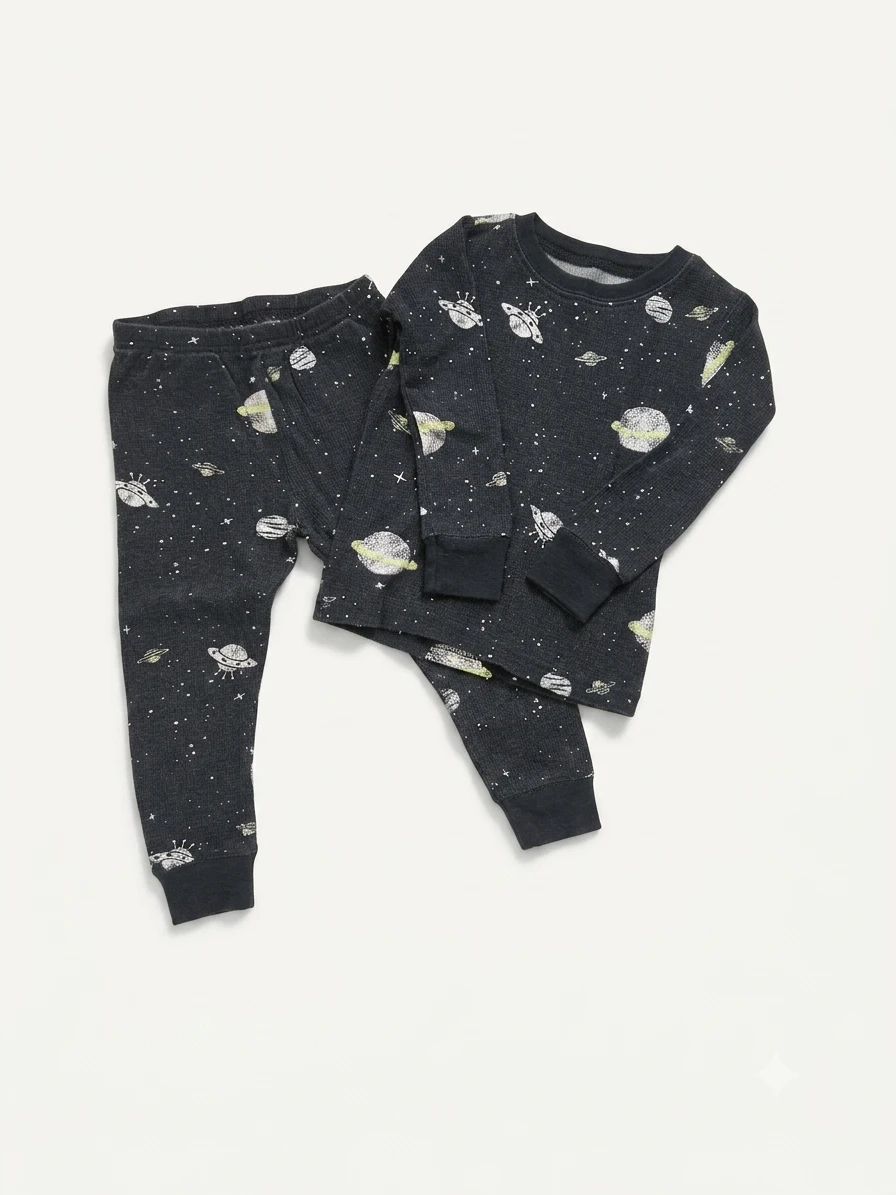 Kids' Space Pajama Set