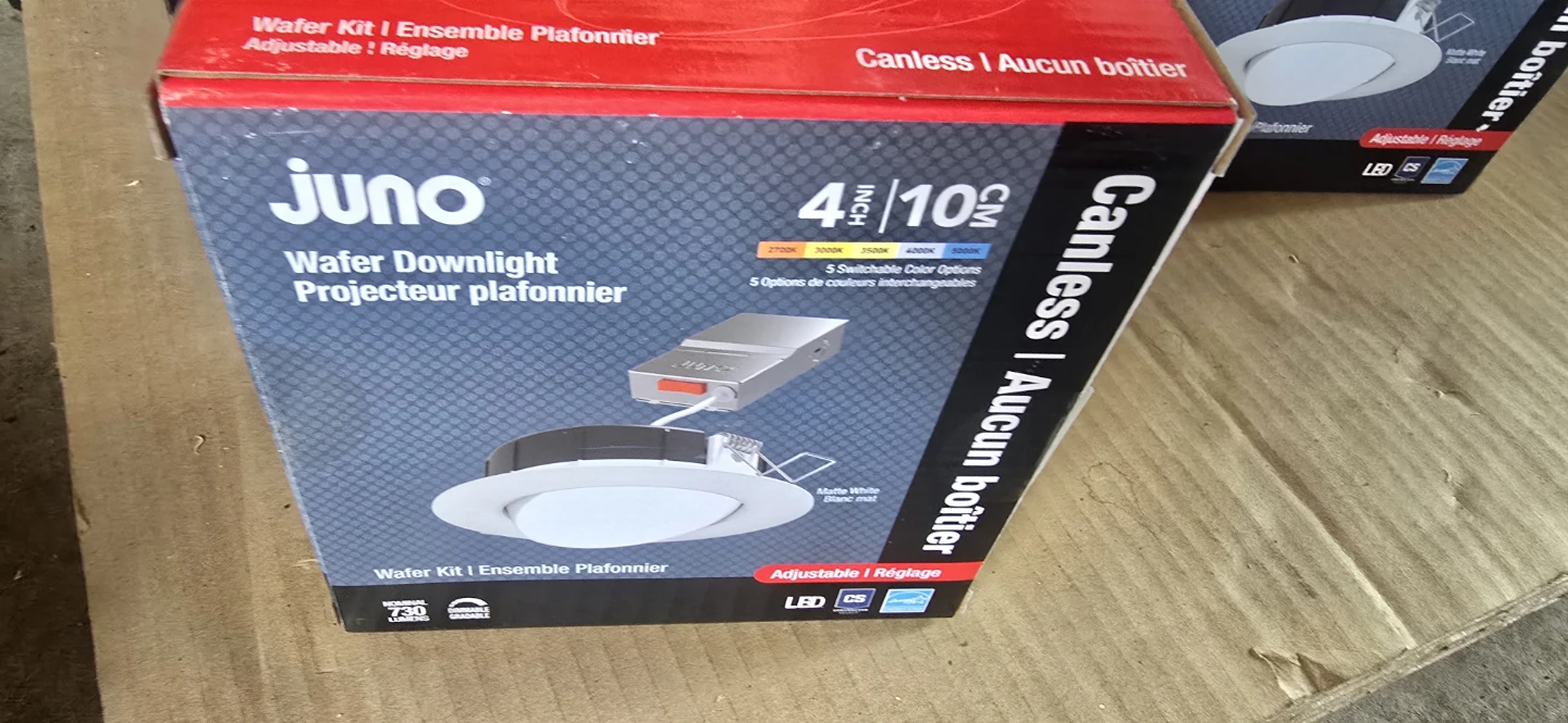 Juno Wafer Downlight 4 1/10 Inch LED Canless