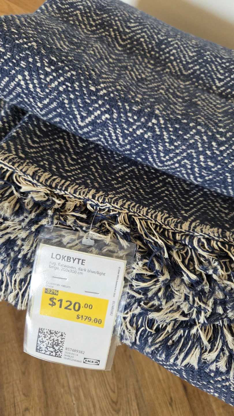 IKEA LOKBYTE Rug