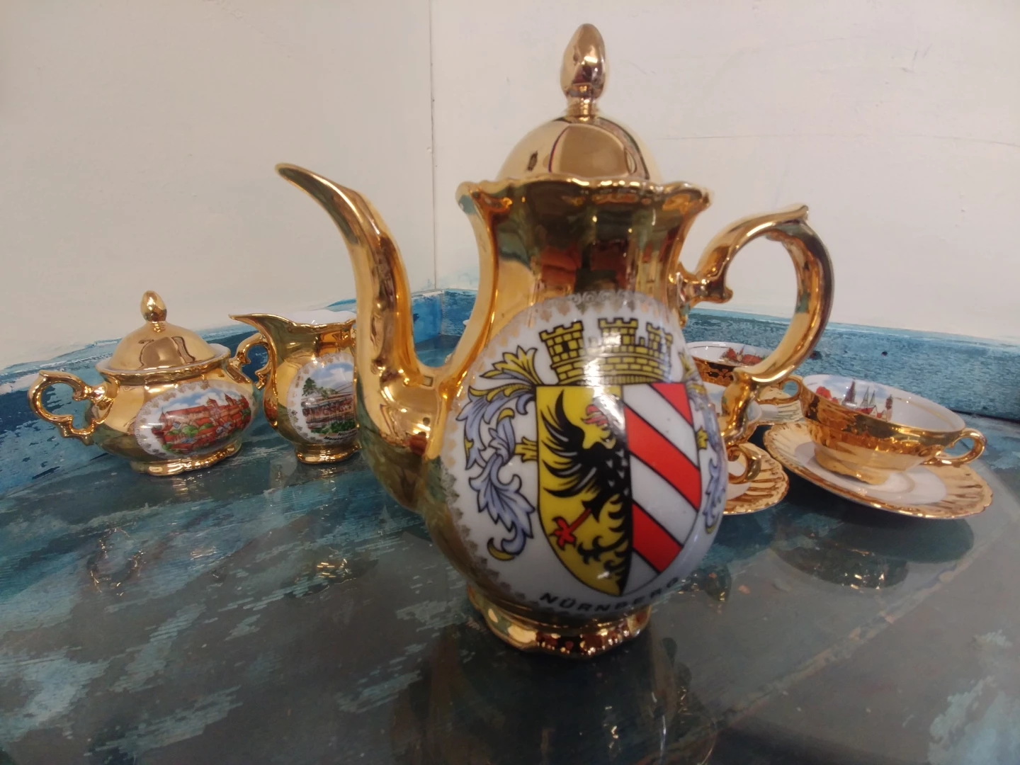 Vintage Porcelain Tea Set - Nuremberg Collection - photo 3