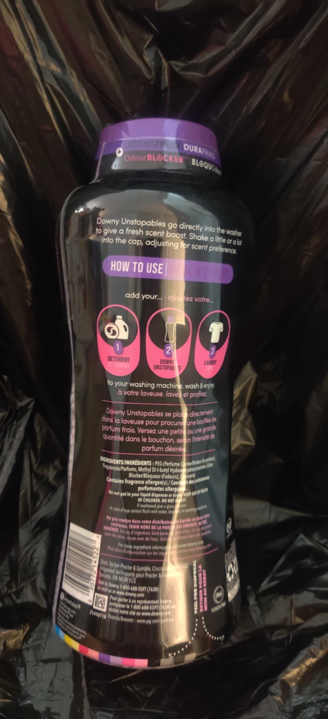 Downy Unstopables Lush Laundry Scent Booster 853g - photo 2