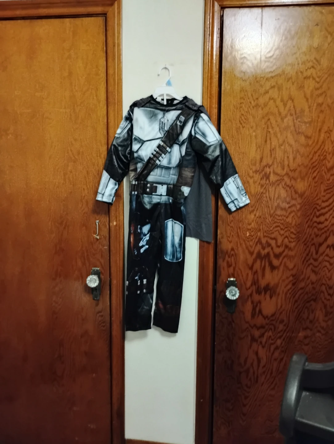 Kids Mandalorian Costume with Helmet - photo 3