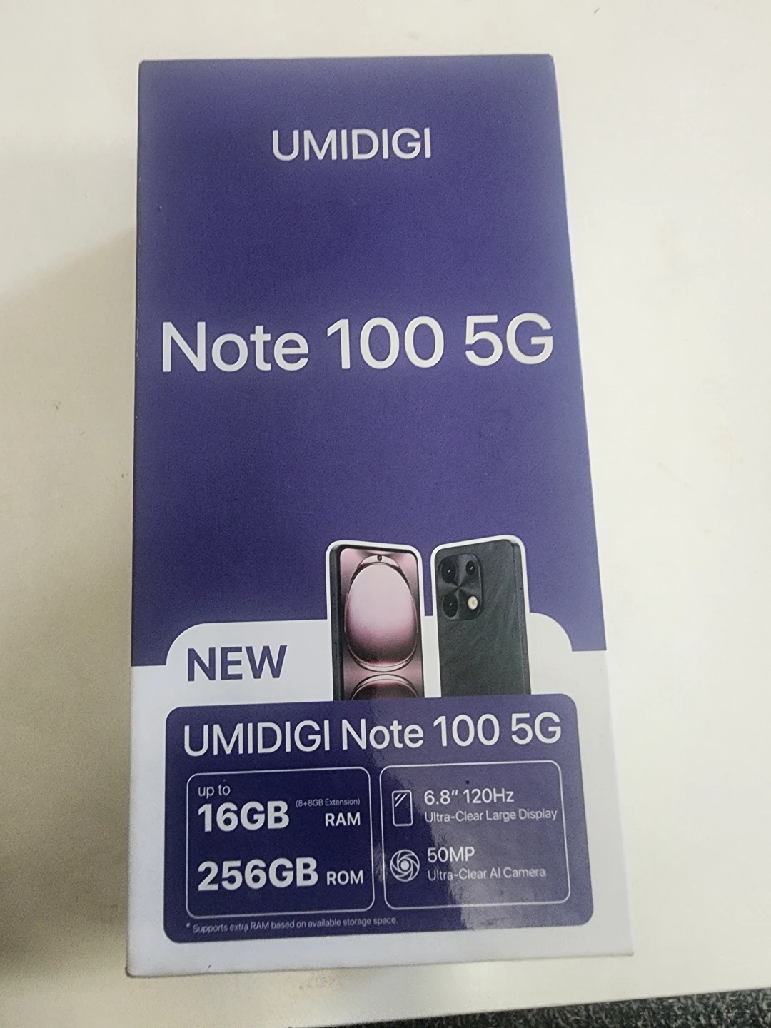 UMIDIGI NOTE 100 5G UNLOCKED.