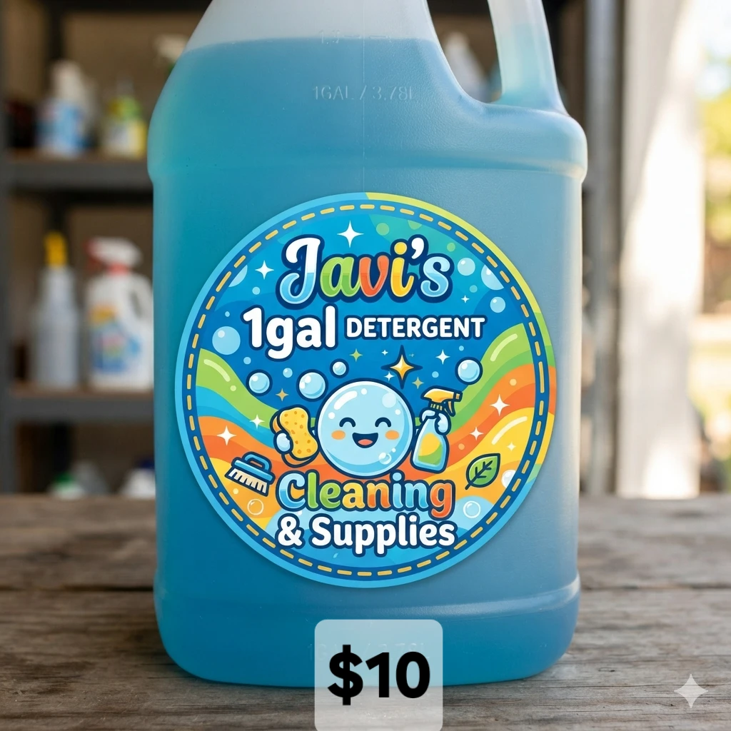 💥1 Gal Laundry, Dish, Softener, And Bleach Supplies 💥