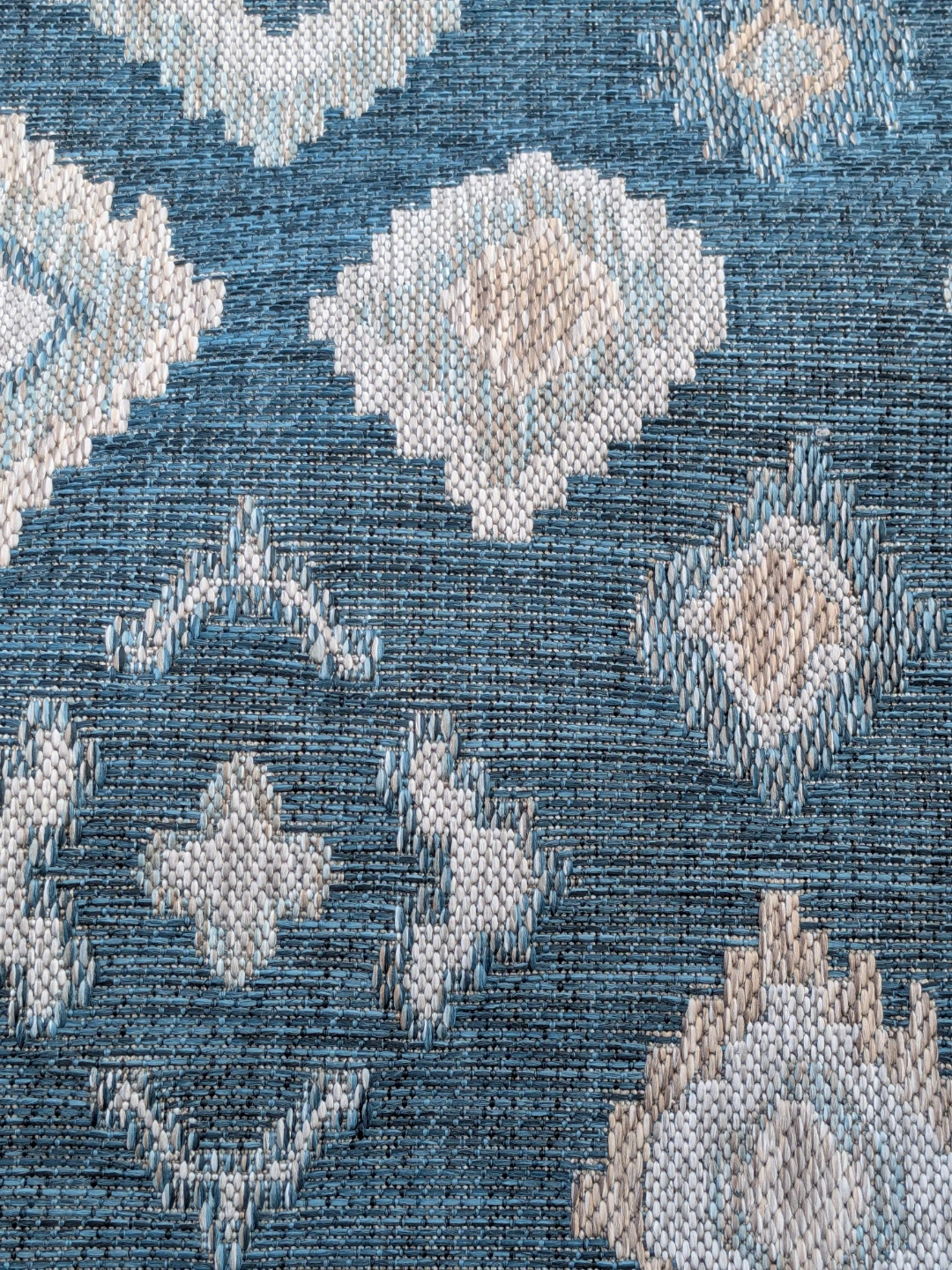 Blue Geometric Pattern Area Rug - photo 5