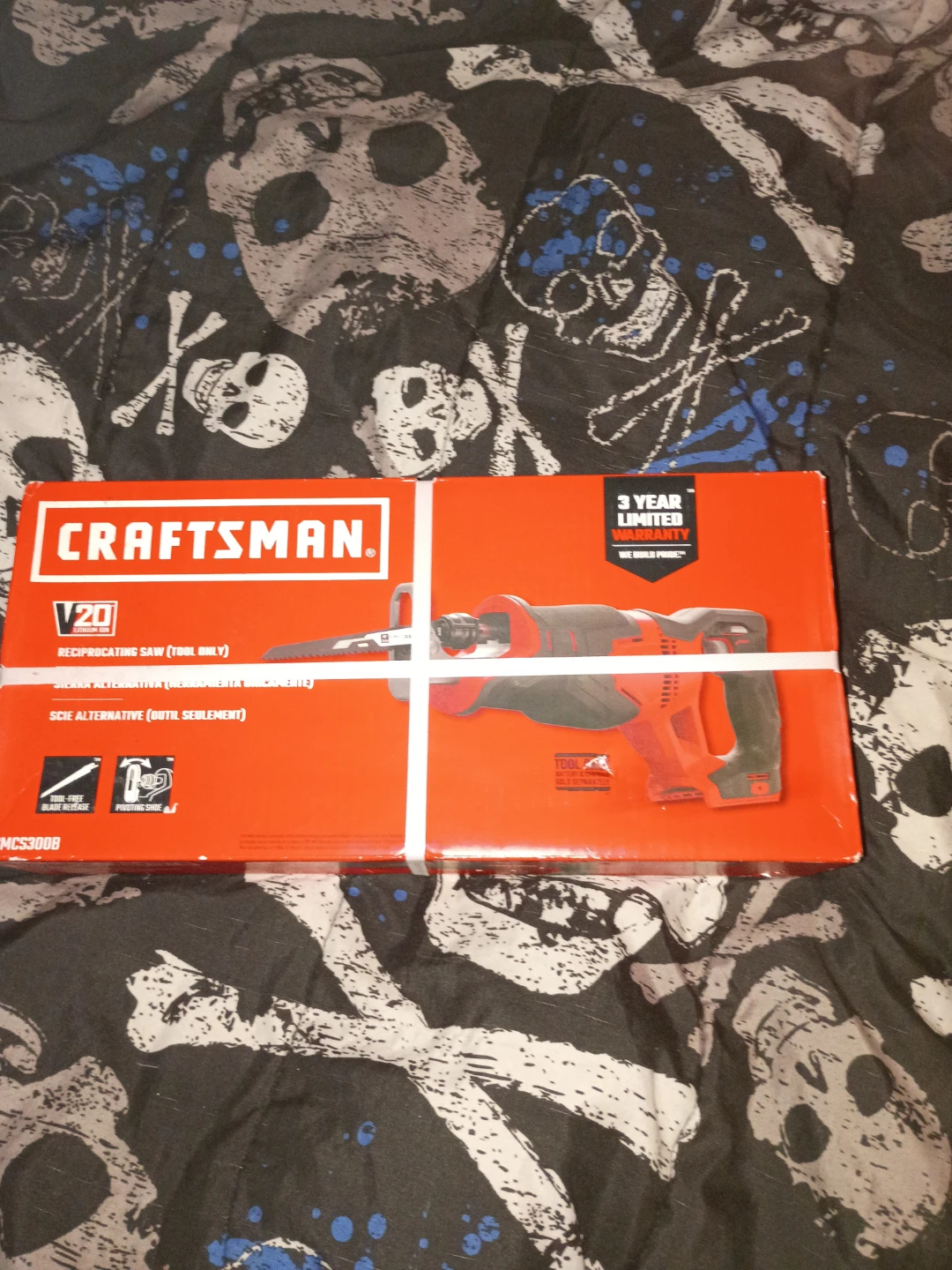 Craftsman 20 volt sawzall brand new inbox