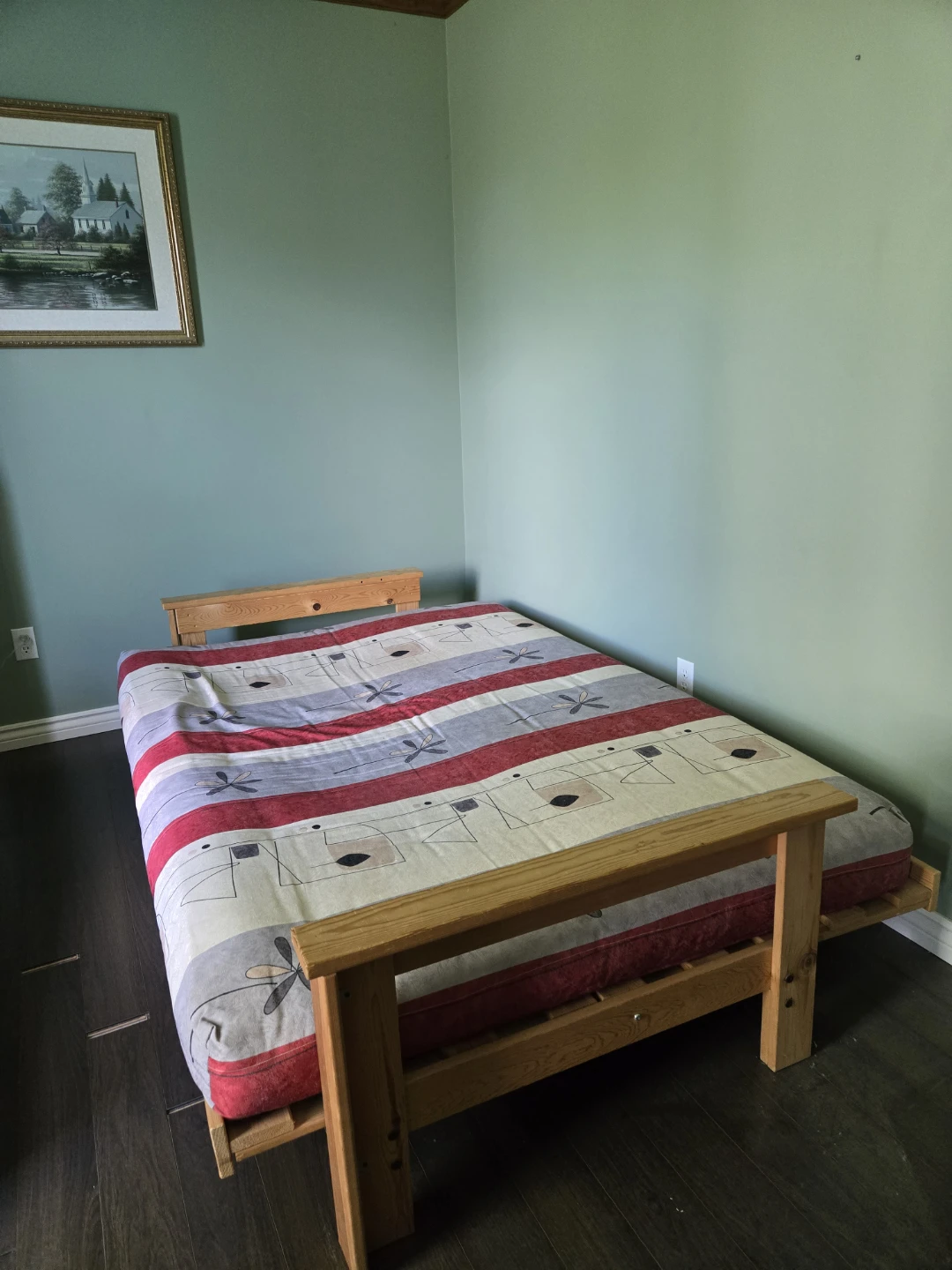Futon Sofa Bed with All Wood Frame