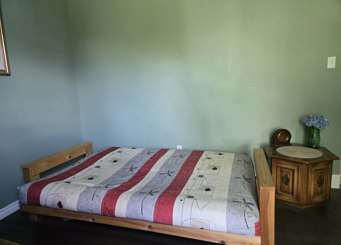 Futon Sofa Bed with All Wood Frame - photo 3