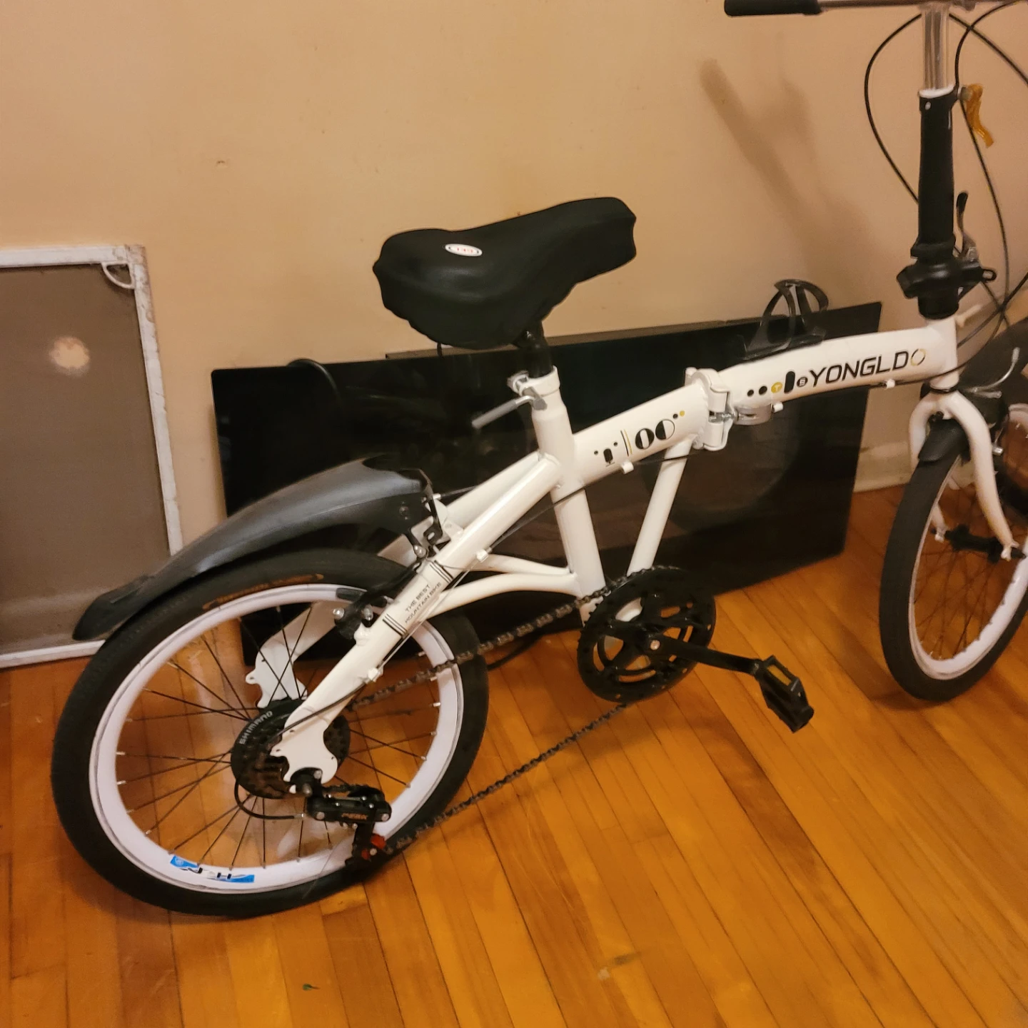 White YONGLDO Folding Bike - photo 3