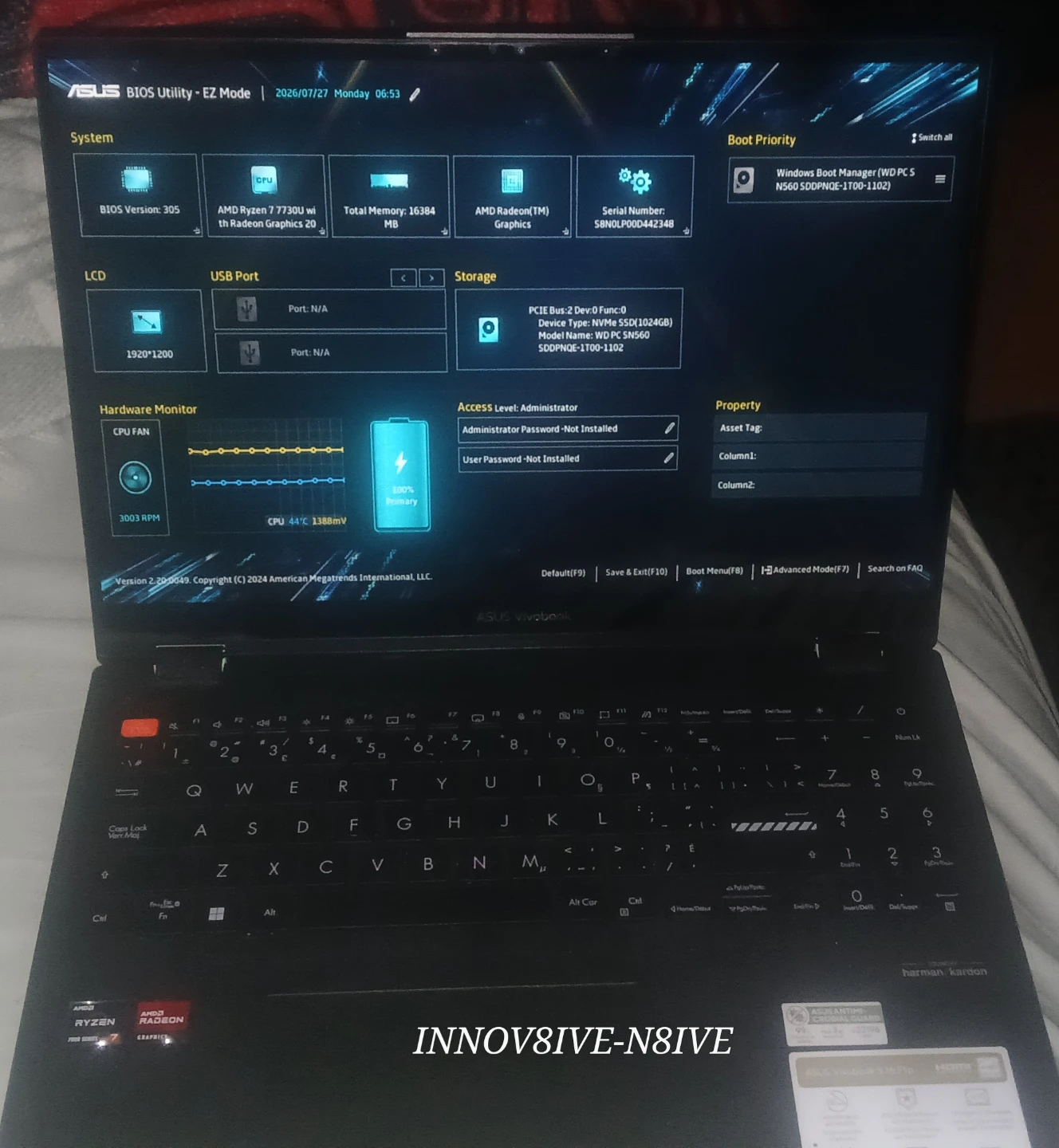 ASUS Vivobook S 16 Flip OLED (TN3604)