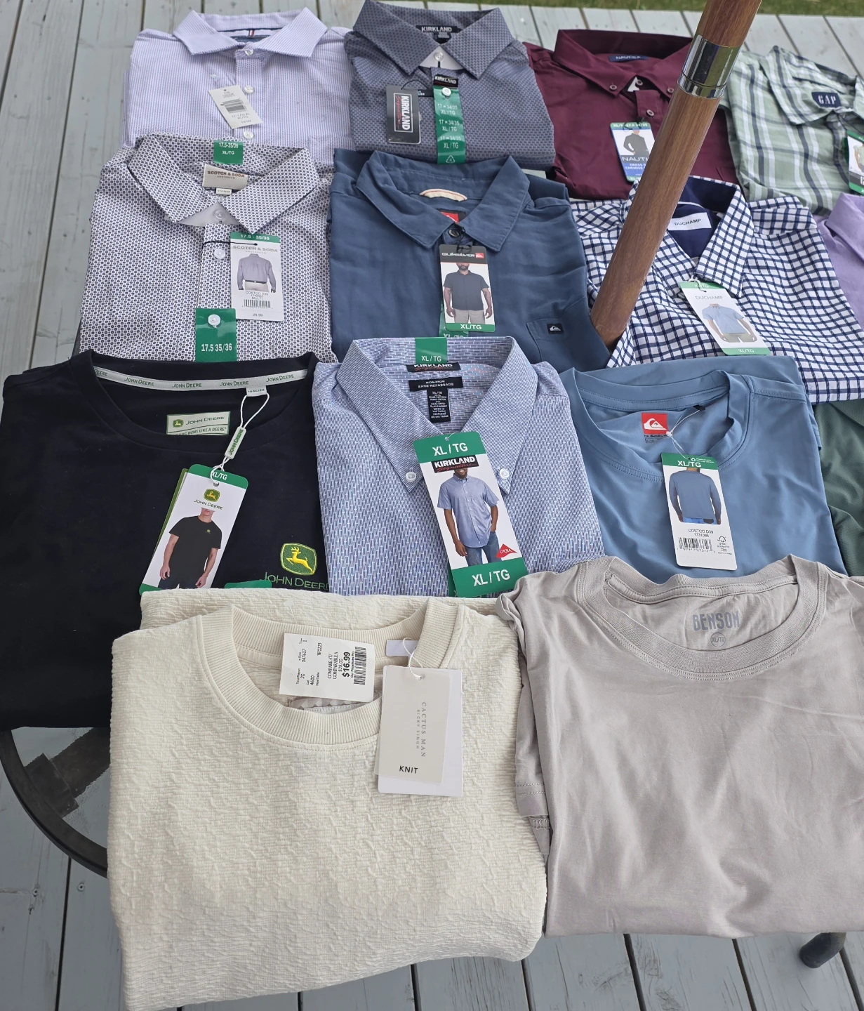 Assorted Men's Clothes: Pants, Shorts, Casual and Dress Shirts - photo 4