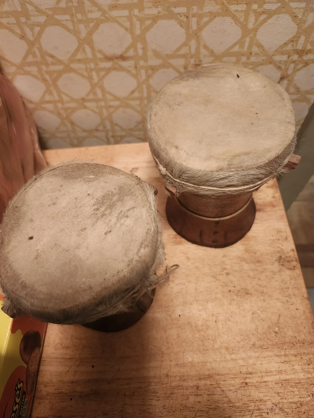 Handmade Wooden Djembe Drums - Pair - photo 4