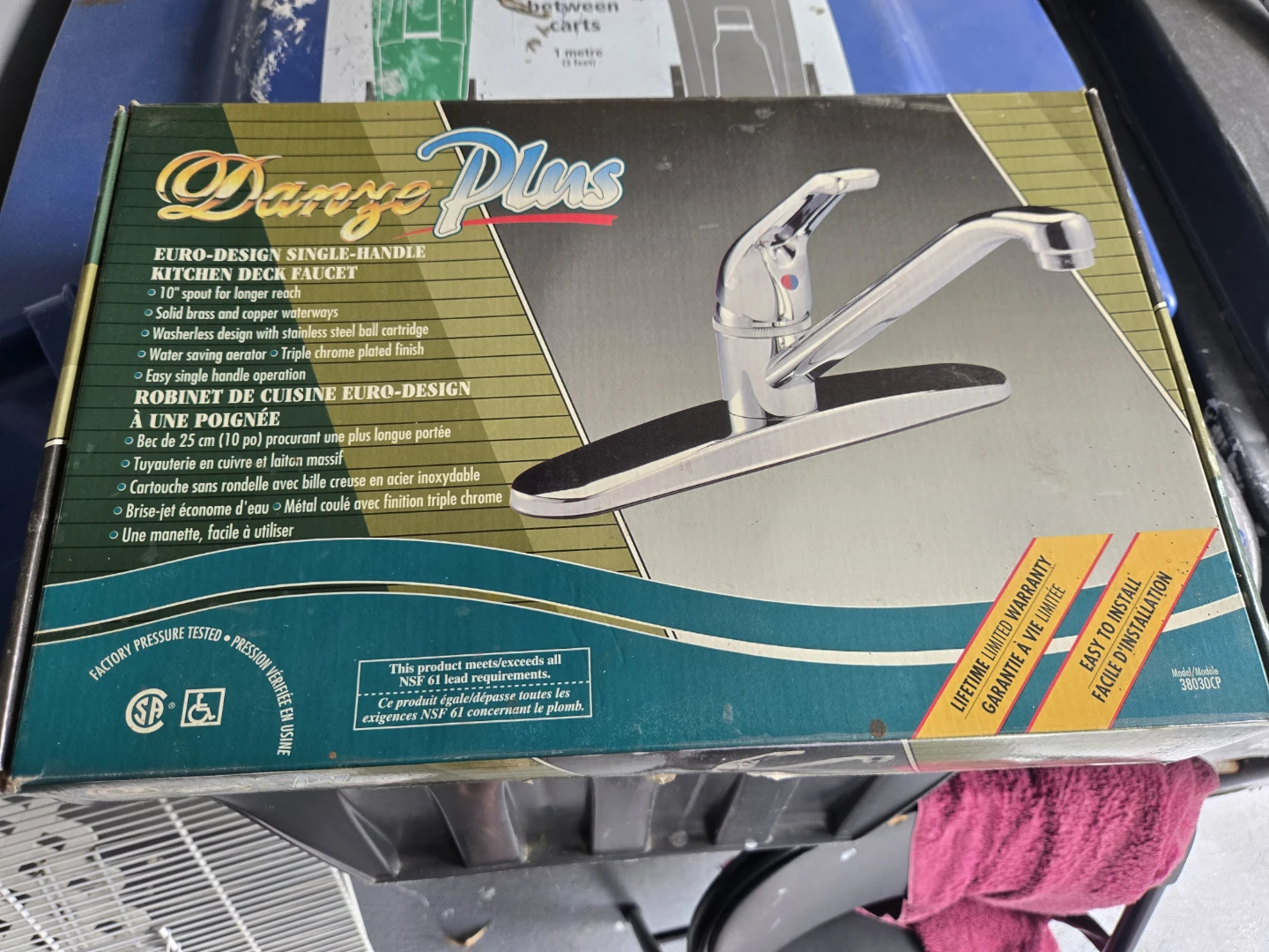 Danyze Plus Euro-Design Single-Handle Kitchen Deck Faucet
