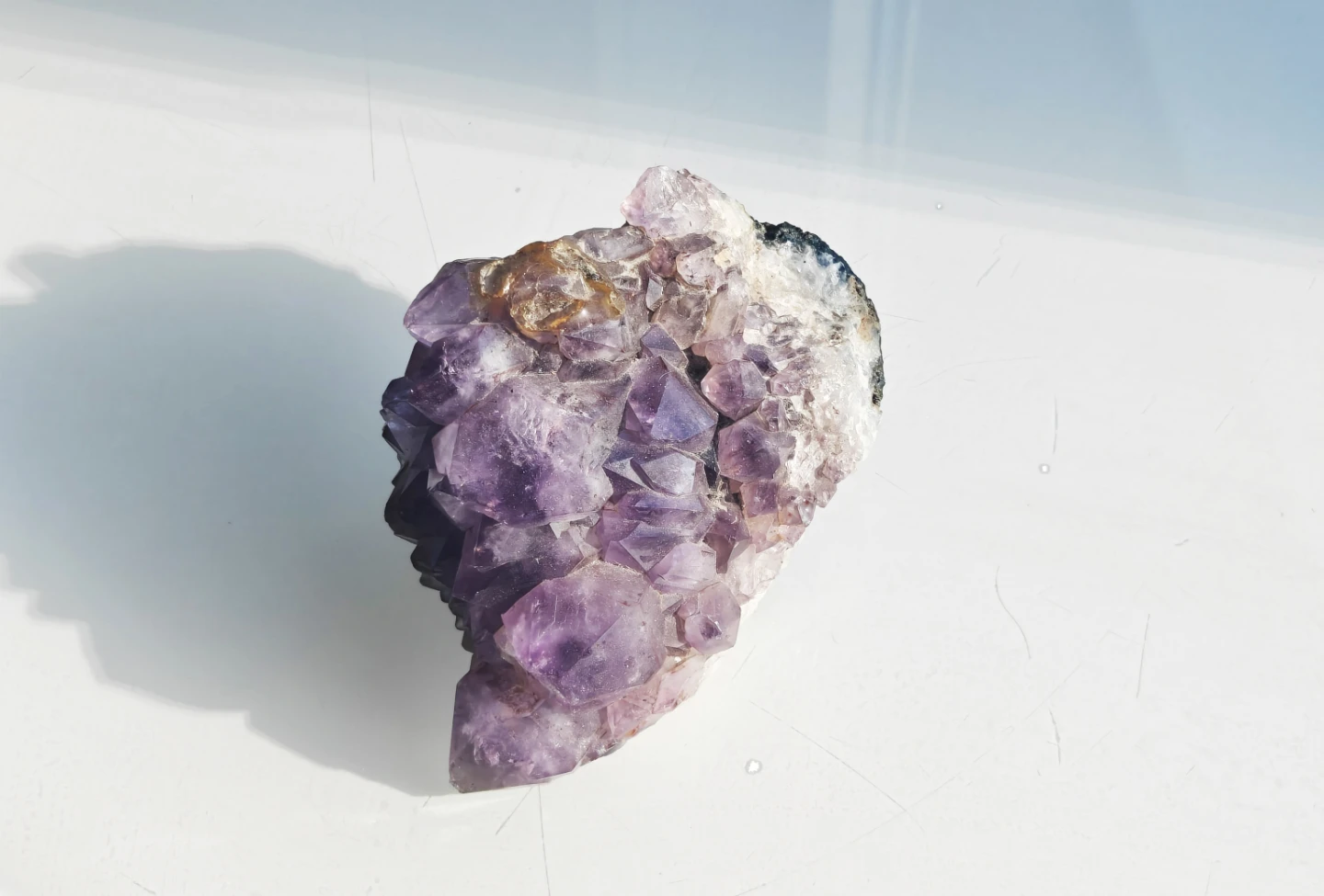 Natural Amethyst Crystal Cluster – Display Quality