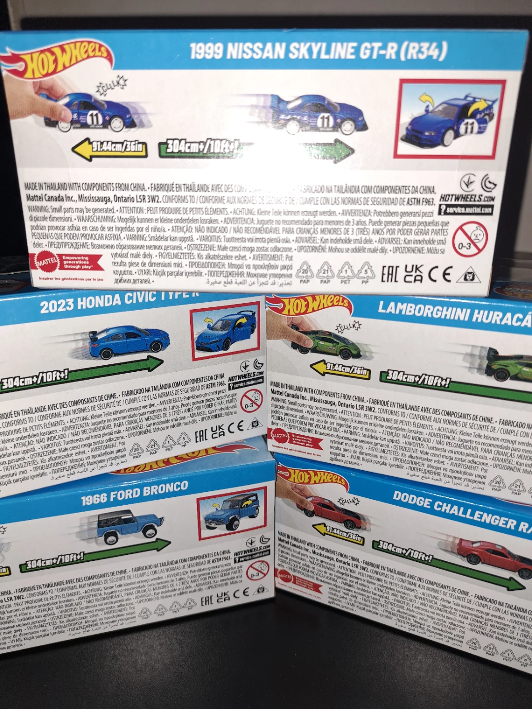 5 HOT WHEELS METAL, PULL BACK SPEEDERS, CIVIC, DODGE, NISSAN.... - photo 5