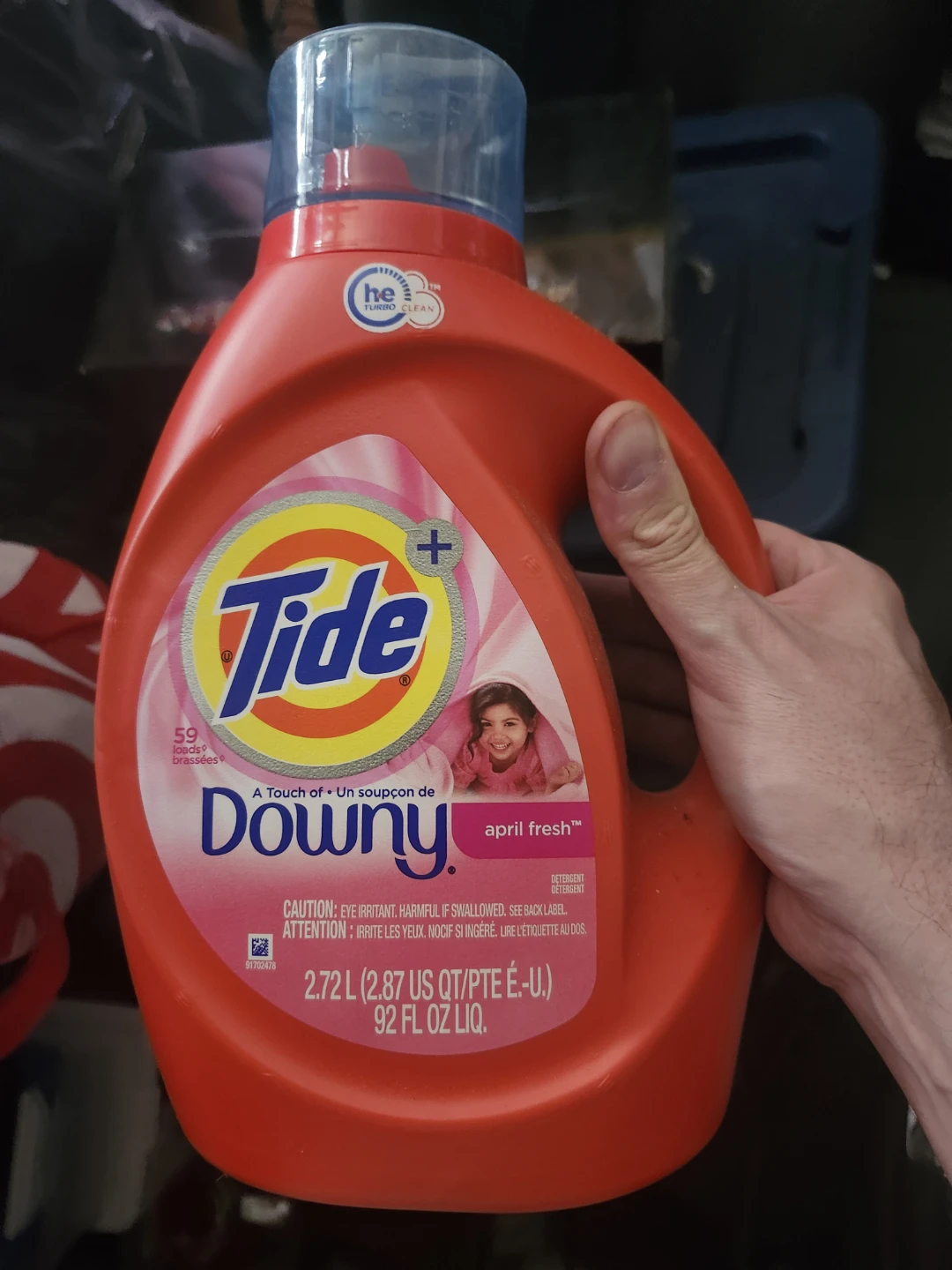 Tide Downy April Fresh Liquid Laundry Detergent 92 fl oz
