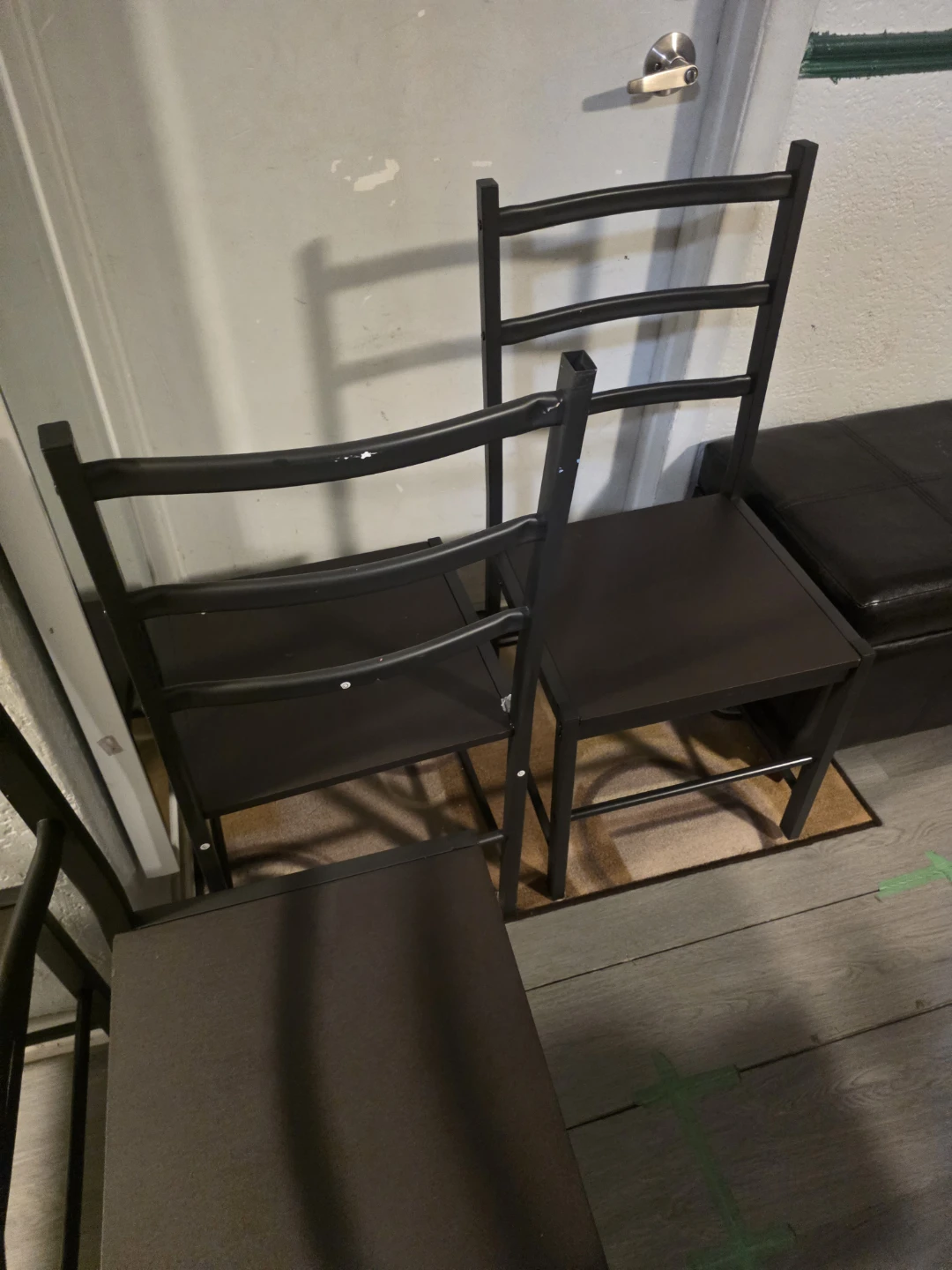 Set of 4 Black Dining Chairs - photo 2