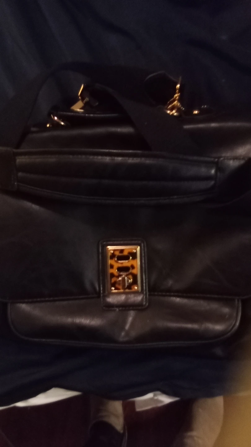 Black Liz Claiborne Satchel Handbag