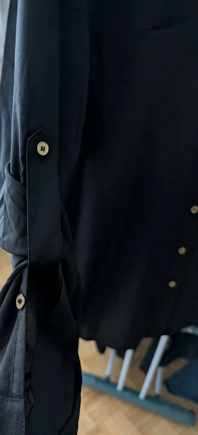 Calvin Klein Women's Black Button-Up Shirt Size 1X - photo 3