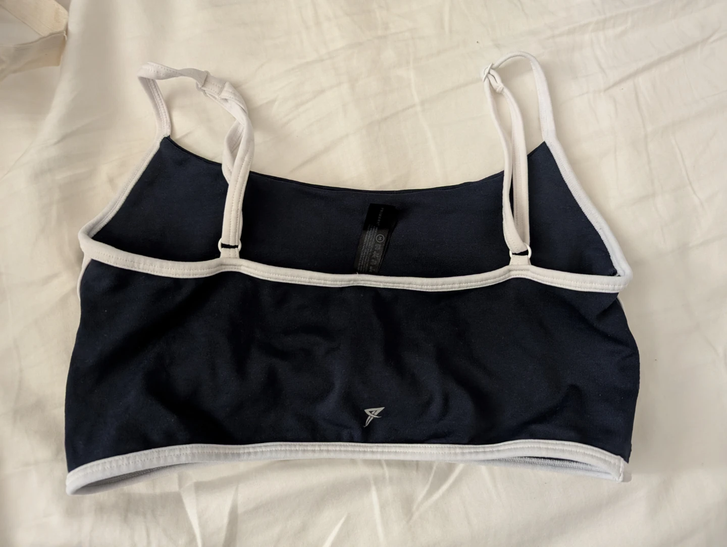 Primark Navy Sports Bra Crop Top summer gym top M 12" ptp - photo 2