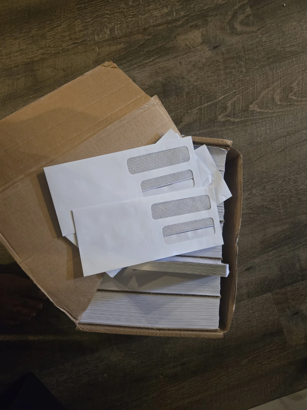 Blue Summit Supplies #9 Double Window Security Envelopes