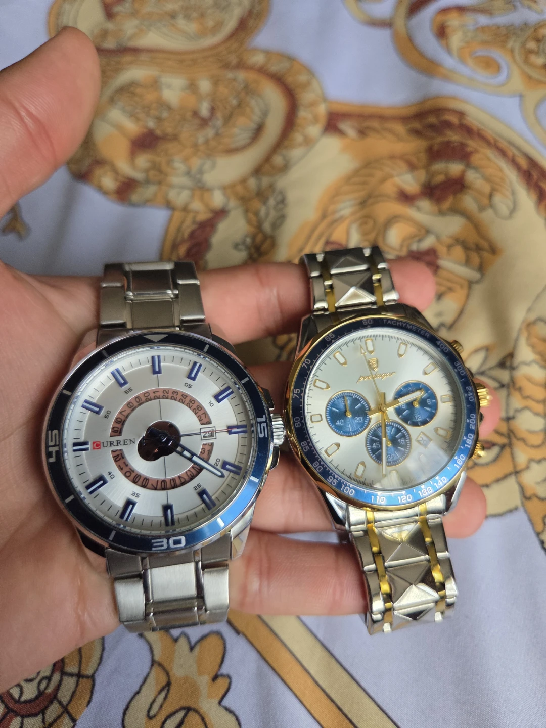 Curren & Presage Chronograph Watches - Silver & Gold Tones - photo 2
