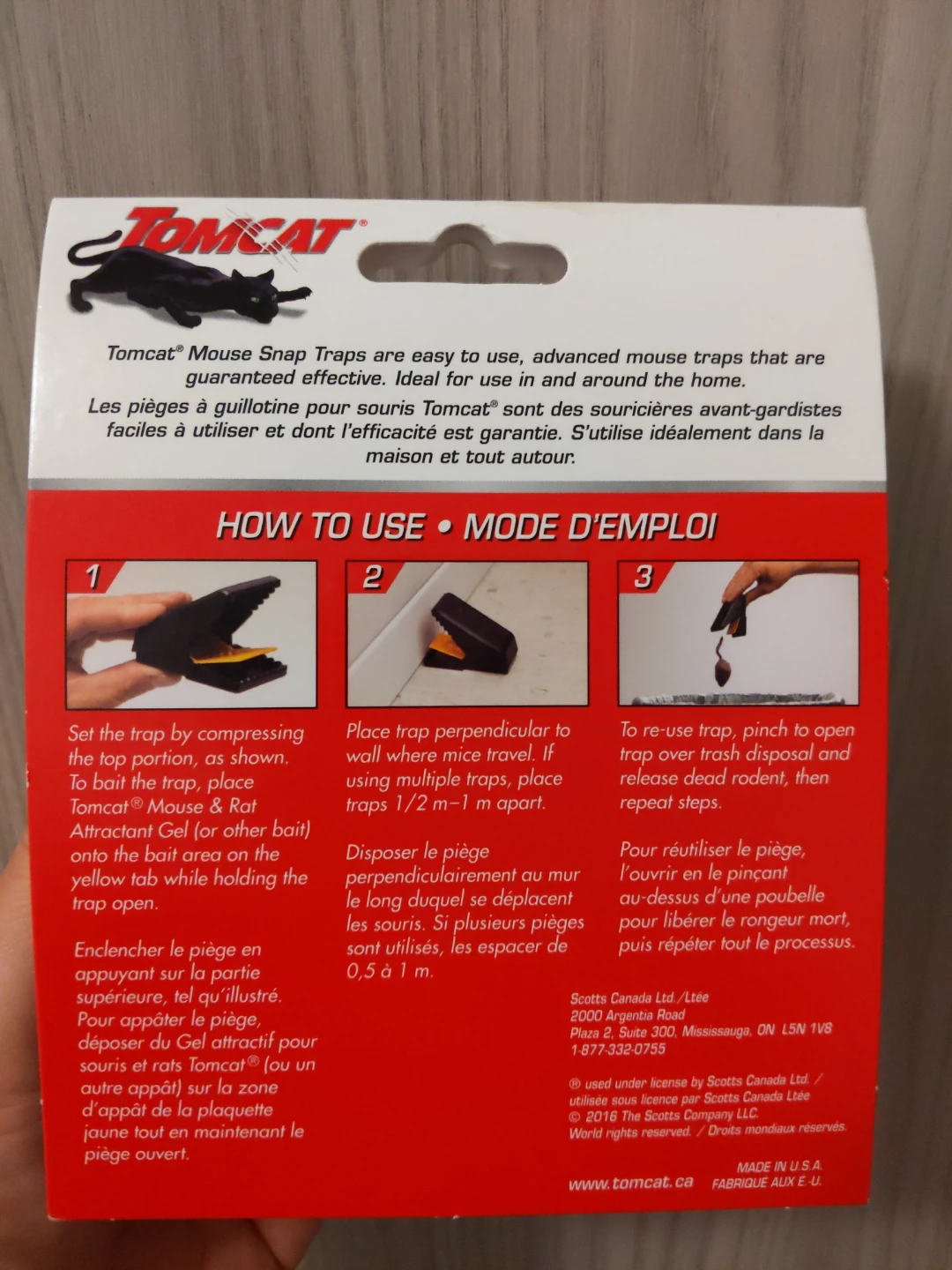 Tomcat Mouse Snap Traps - 2 Pack - photo 2