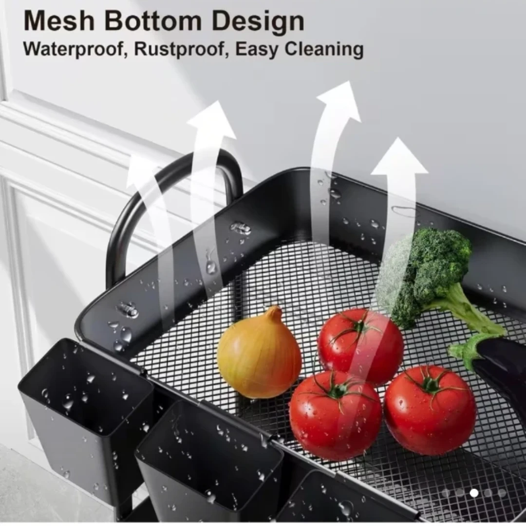 3-Tier Rolling Storage Cart BNIB - photo 4