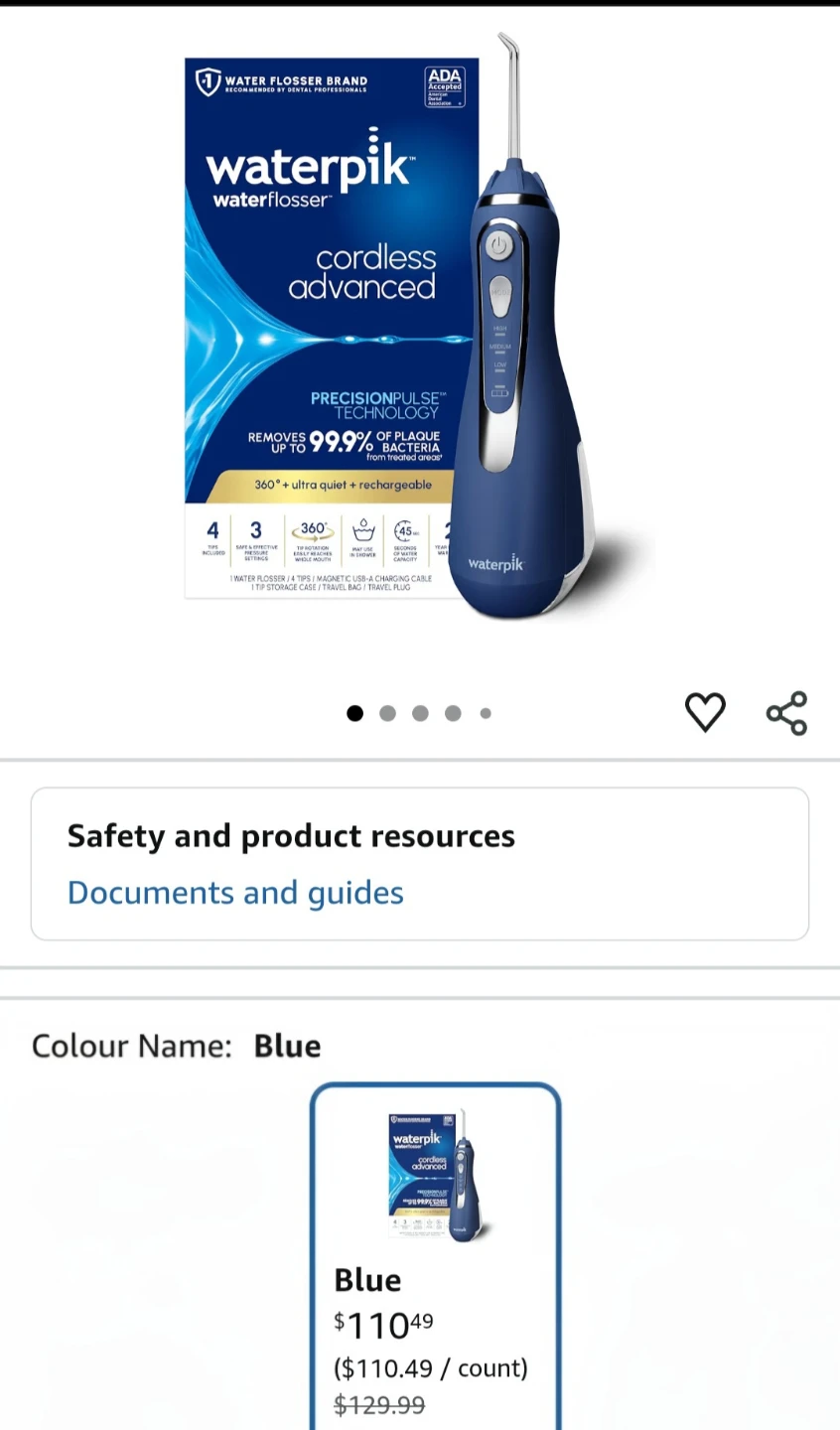 Waterpik Cordless Advanced 2.0 Water Flosser - photo 3