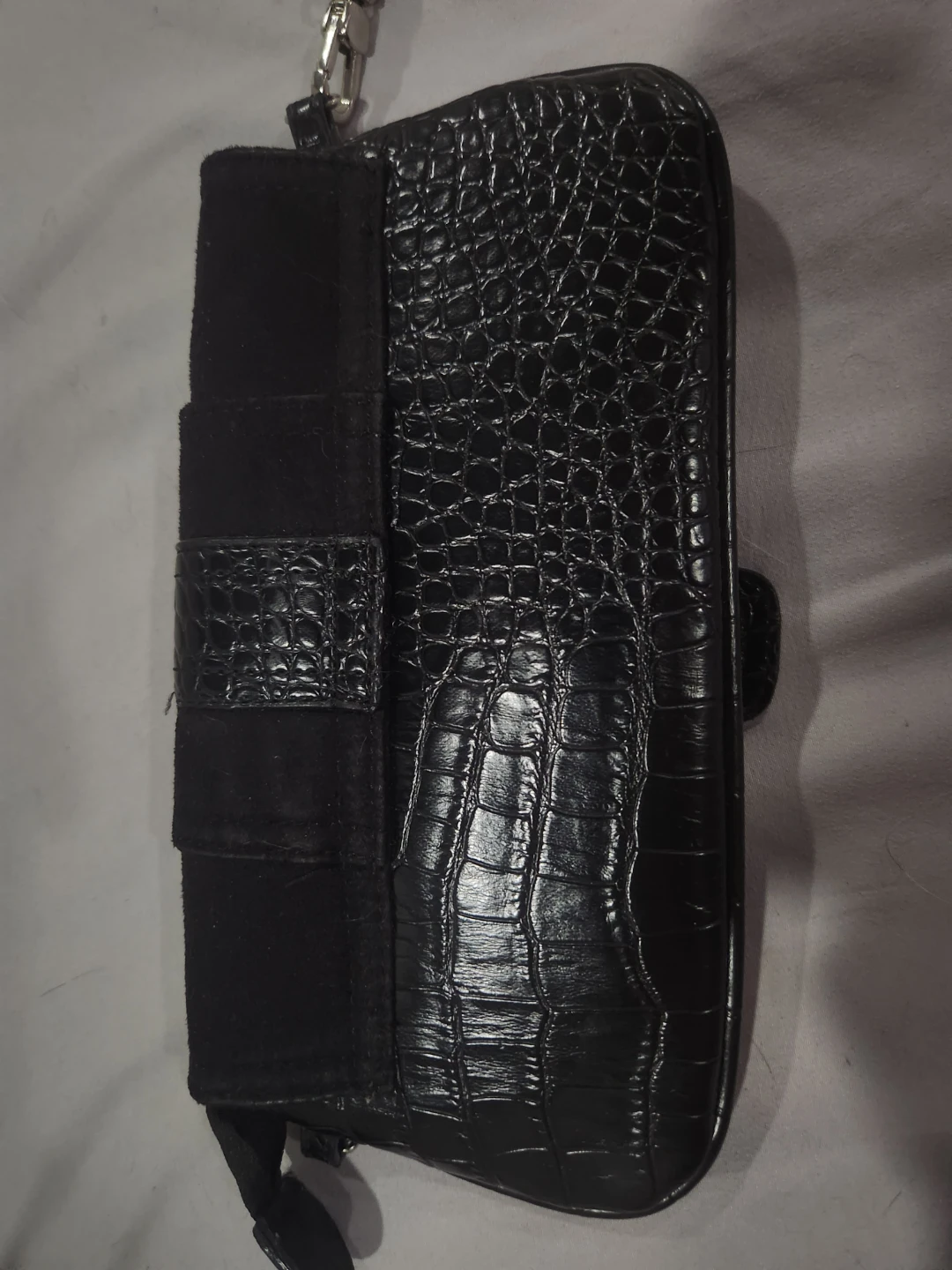 Perllini Black Clutch Wallet with Chain Strap - photo 3