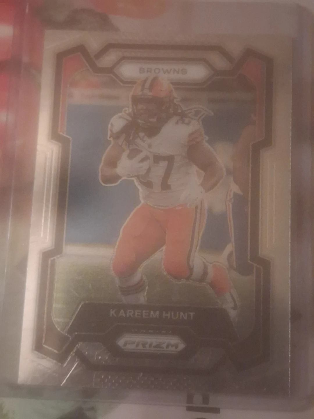 2022 Panini Prizm Football Kareem Hunt Card #67 - photo 2