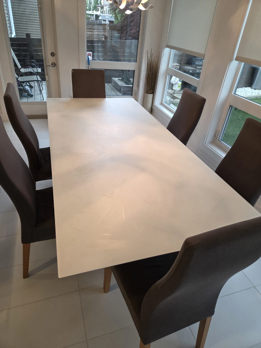 (Mobler) Modern Dining Table with 6 Chairs - photo 4