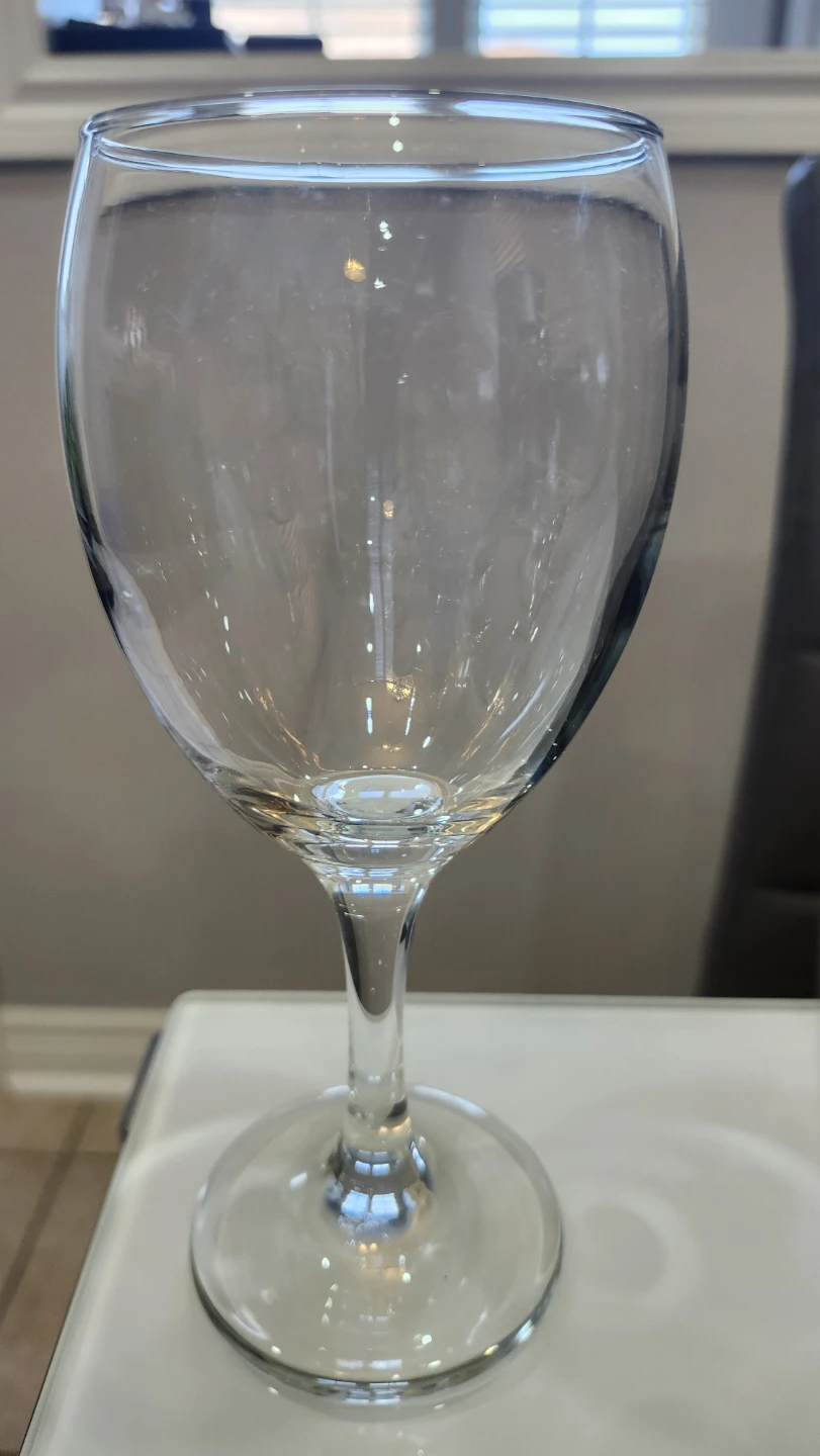 Set of 6 Clear Wine Glasses - photo 3