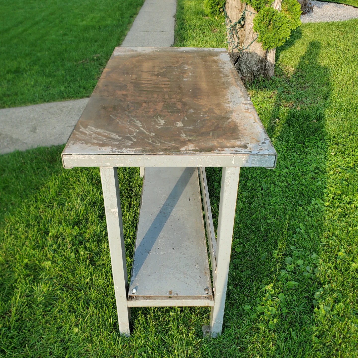 Metal Workbench with Shelf - photo 4