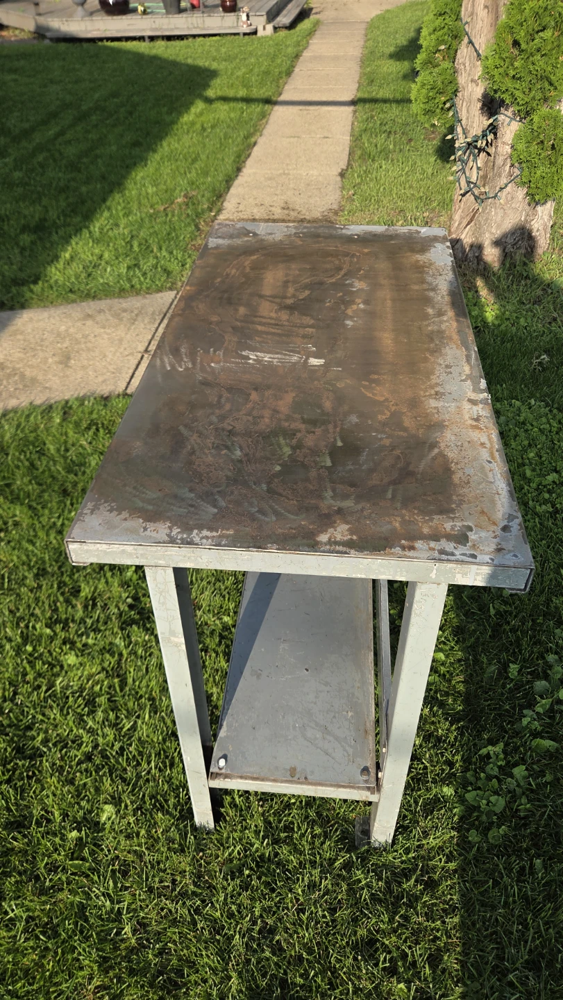 Metal Workbench with Shelf - photo 5