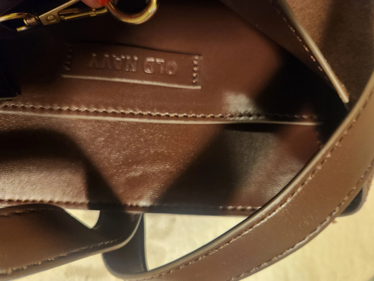 Old Navy Brown Suede Tote Bag - photo 2